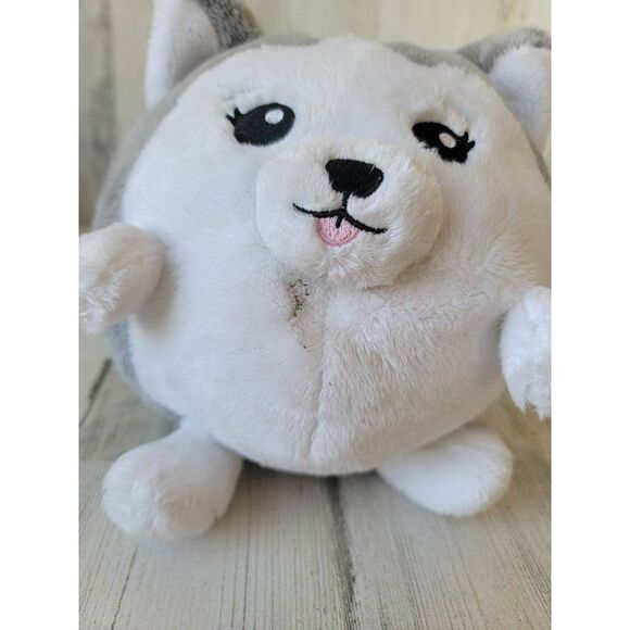 Justice Squishable AS IS Husky dog stuffed animal toy figure - Picture 3 of 10